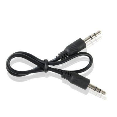 3.5 to 3.5 jack Cable for Car MP3 / MP4, Length: 29cm